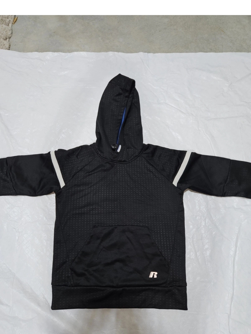 Russell Athletic Dri-Power Pullover Hooded Fleece Sweatshirt Size Large (10-12)